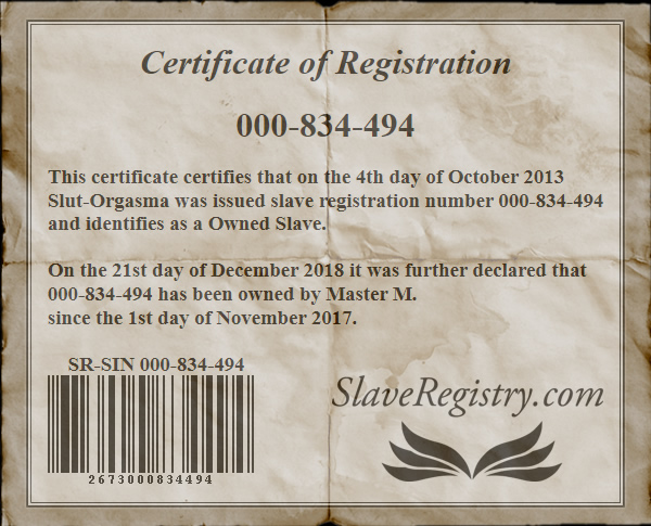 scat slut celeste slave registration